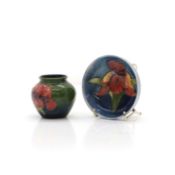 A Moorcroft pottery 'Orchid' vase,