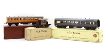 An ACE Trains 0 gauge railway coach,