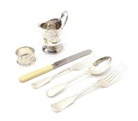 A silverplated canteen,