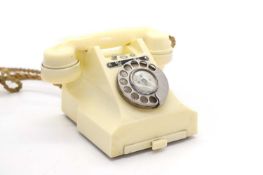 A GPO ivory Bakelite telephone,