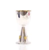 A Stock Exchange silver goblet,