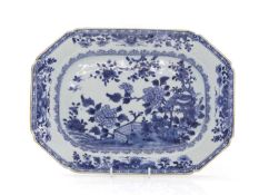 A blue and white Chinese plate,