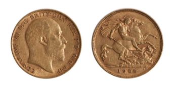 Coins, Great Britain, Edward VII (1901-1910),
