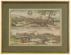 Oxford. Braun (Georg & Hogenberg Franz), Oxonium Nobile Anglie oppidum..,