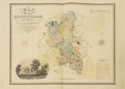 Greenwood, C&J (Five hand coloured Maps): 1- Map of the county of Buckingham