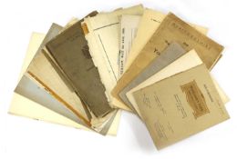 Fourteen Hertfordshire sale catalogues.