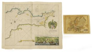 Two Maps: 1- Collins, Capt: The Severn or Channell of Bristoll.