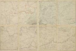 Weller, Edward: Environs of London, 8 sheets,