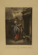 'Cries of London' 13 mounted colour plates,.