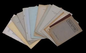 ANDRADE, Edward Neville da Costa: A large collection of pamphlets by him