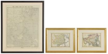 THREE MAPS, CHINA & ASIA: