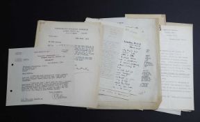 CRANKS, ETC: Letters to Andrade from: Grindell Matthew; A. Evrard;