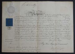 Queen Victoria Appointment Signed: