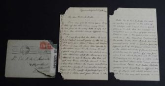 ARRHENIUS, Svante August: Two Autograph letters Signed: