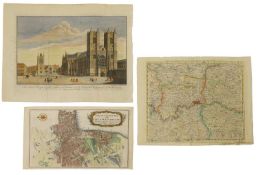 Four MAPS Of LONDON, Etc: 1- Cole, B: A New and Accurate Plan of the City of Westminster