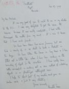 PHOTOGRAPHY, Etc: 1- MEES, Dr. C.E. Kenneth: Autograph Letter Signed:
