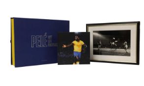 Signed Pele photograph,