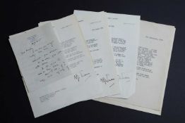 Manuscript & letters About William RAMSAY: 1- ANDRADE,