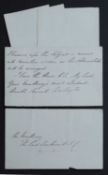 Wellington (Duke of). Autograph letter signed, to his brother?: