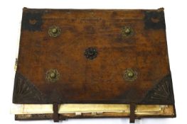 16/17 Century Binding: A large full leather folio