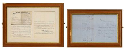 An autograph letter signed H. H. Crippen, to Messrs Arthur Newton Esq. (His Solicitors).