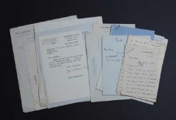 MOTT, Neville. F: Two Autograph Letter Signed; addressed to Andrade.