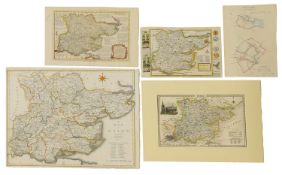 MAPS OF HERTS. & ESSEX: 1- Andrews & Dury: A Topographical Map