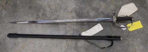 A Malaysian police sword,