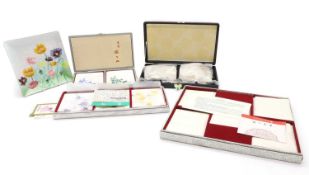 A collection of Japanese cloisonne,