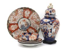 A collection of Japanese Imari porcelain,