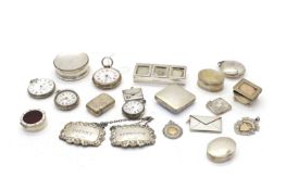 An RAF enamelled and silver compact,