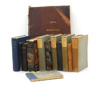 A collection of books,