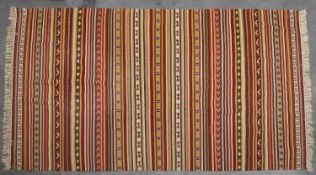 A kilim carpet,