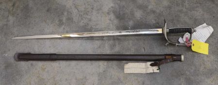 A Nigerian Infantry Officer's army sword,