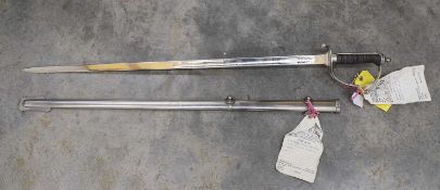 A Malaysian police sword,
