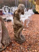 A pair of figures of ladies,