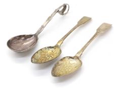 A Georg Jensen Blossom silver spoon