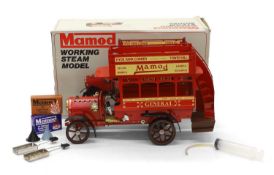 A Mamod live steam model London 'General' omnibus,