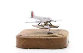 A Schneider Trophy race Supermarine S6B monoplane car mascot,
