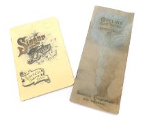 A souvenir programme for 'Cycling Race Meeting', Crystal Palace, 20 May 1905,