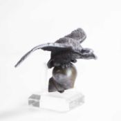 A flying eagle car mascot,