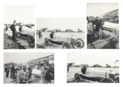 A set of five early motor sport prints,