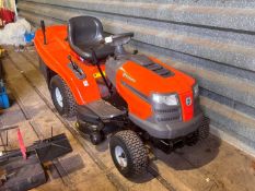 A Husqvarna CTH171 ride-on mower,
