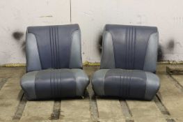 Two 1963-1964 Ford Capri Consul seats,