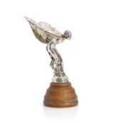 A Rolls-Royce Silver Ghost 'Spirit of Ecstasy' mascot,