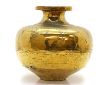 A middle eastern brass vessel,