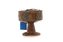 An Arts and Crafts copper rose bowl,