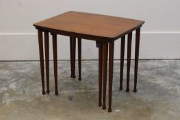 A Jorgensen nest of teak tables,