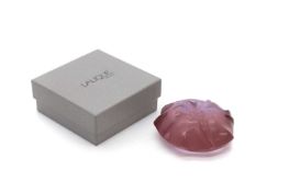 A Lalique Jimson flower paperweight,