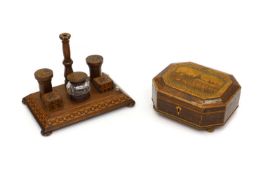 A Tunbridge ware box,